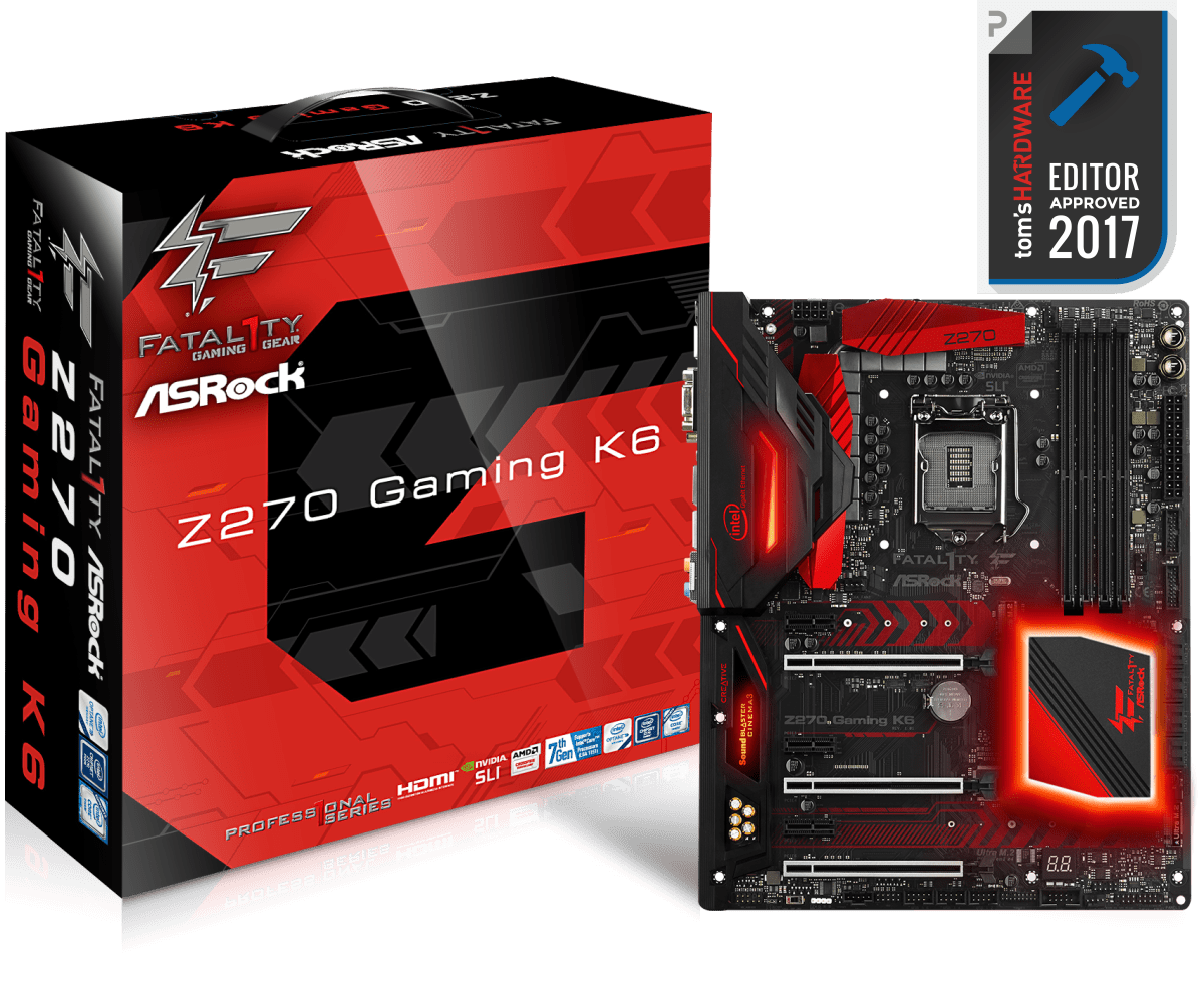 Asrock Fatal1ty Z270 Gaming K6 - Motherboard Specifications On